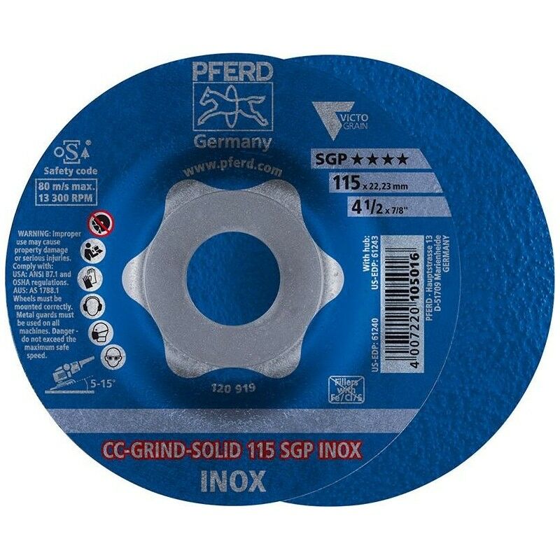 foto del prodotto fp millstone cc grind inox 115 millimetri solido gsp pferd