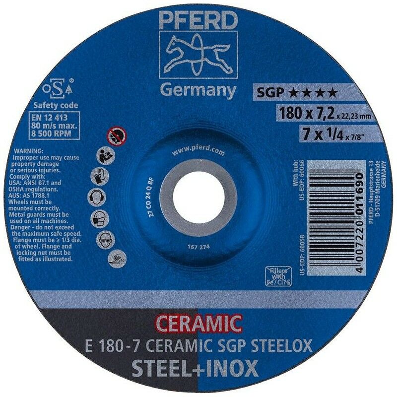 foto del prodotto fp millstone gomito co24qsg 180x72mm pferd