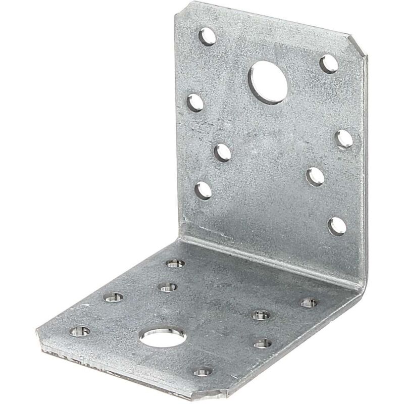 foto del prodotto fp piastra angolare giunzione 70x70x55x2,5 mm zincata