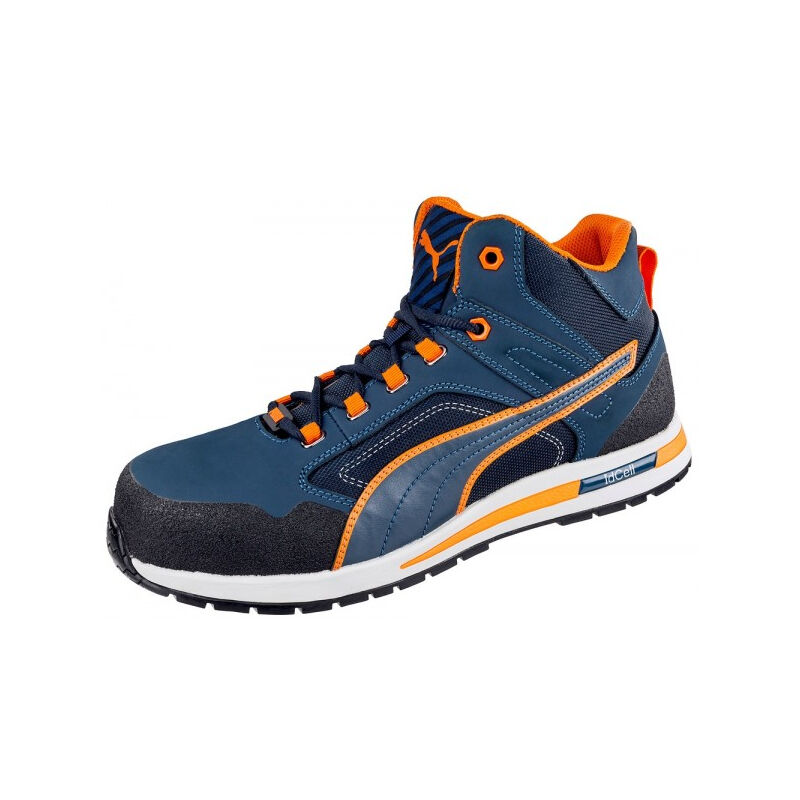 foto del prodotto fp - puma crosstwist mid 633140-42 stivali di sicurezza s3 taglia delle scarpe eu 42 blu, arancione 1 pz.