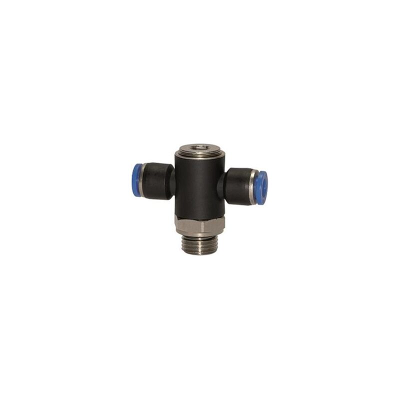 foto del prodotto fp raccordo a t a pressione g 1 4 a. tubo 10 serie blu 109568