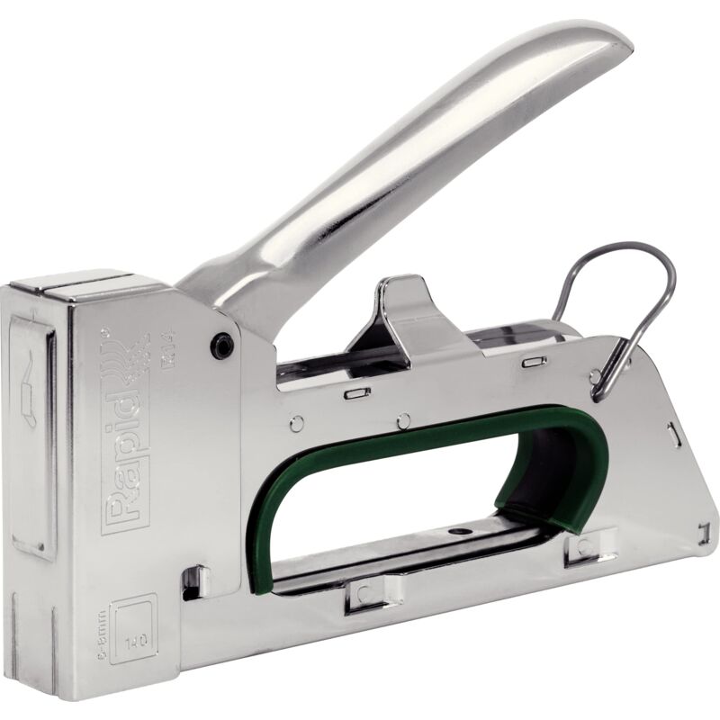 foto del prodotto fp rapid pro r14 graffatrice manuale per graffette per n. 140, dotata di impugnatura ergonomica, parti interne in acciaio, adatta a lavori di