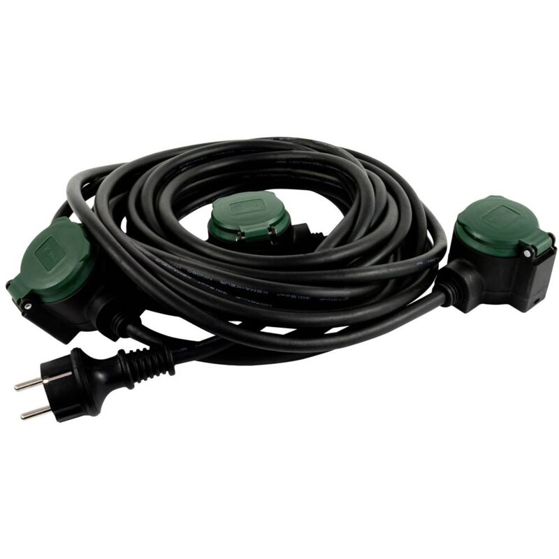 foto del prodotto fp rev 0017103512 alimentazione prolunga 16 a nero, verde 10 m h07rn f 3g 1,5 mm 