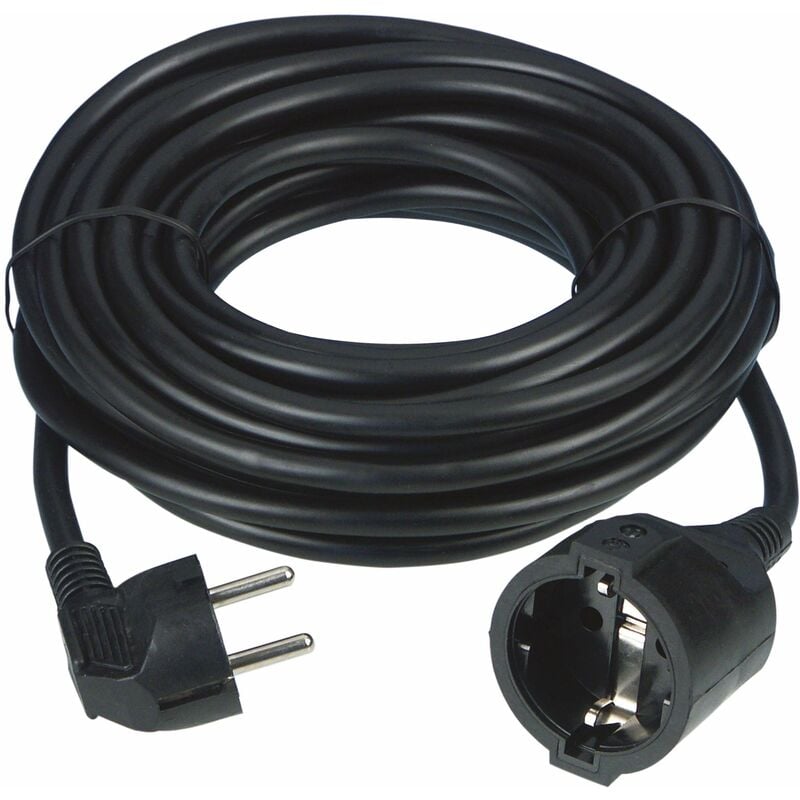 foto del prodotto fp rev prolunga da 10 m con spina angolare, 3680 w, colore nero