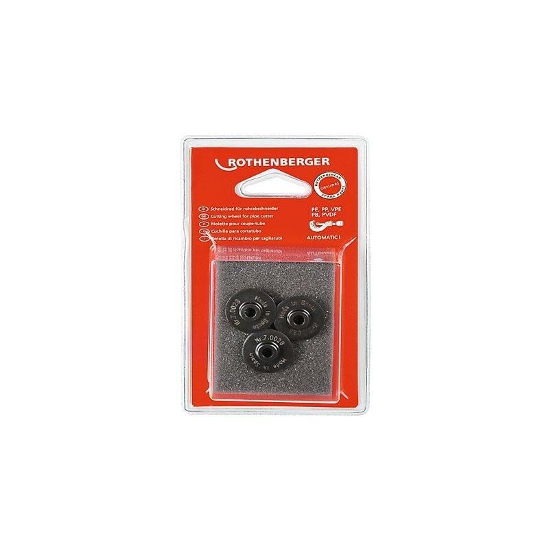 foto del prodotto fp rotella di taglio per tagliatubo tc 42 pro pvc, 3 pezzi 070028d