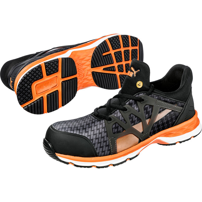 foto del prodotto fp - rush 2.0 mid s1p esd hro src scarpa di sicurezza - nero arancio 41