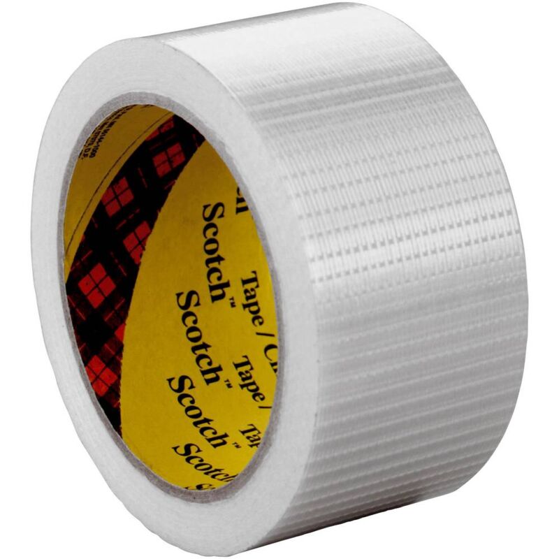 foto del prodotto fp scotch 89592550 nastro adesivo a filamenti scotch trasparente l x l 50 m x 25 mm 1 pz.
