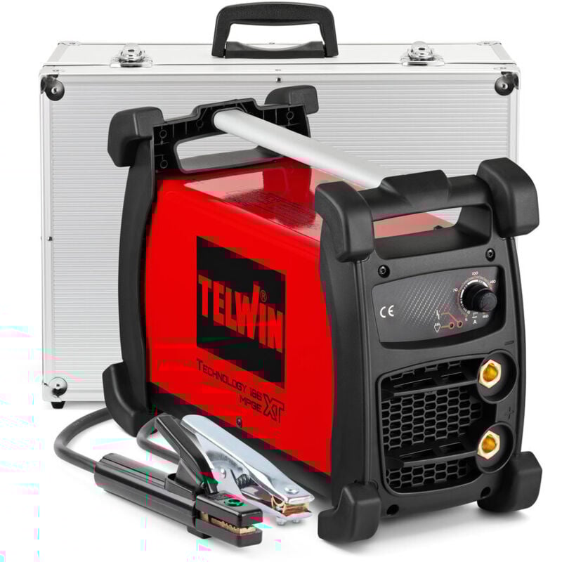 foto del prodotto fp stazione di saldatura inverter technology 186 xt mpge 230 v accessori custodia telwin 816250