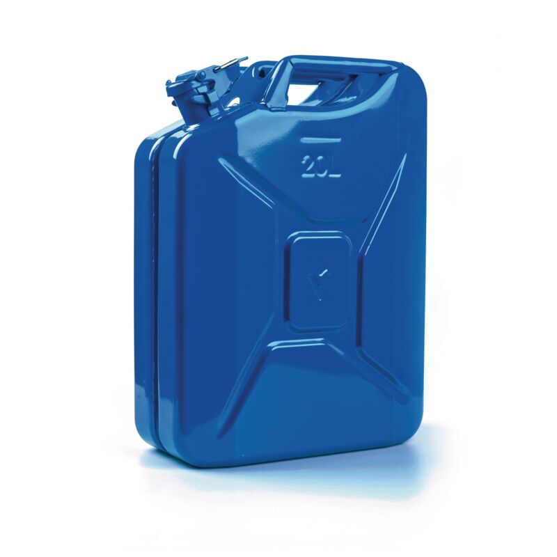 foto del prodotto fp - tanica carburante 20l blu segnale ral 5005 lamiera d'acciaio l345xp165xh470mm valpro
