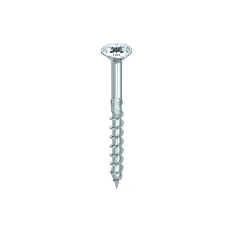 foto del prodotto fp vite heco topix plus 4x70mm testa svasata con tasche svasate filettatura parziale pz2 confezione da 200 60572