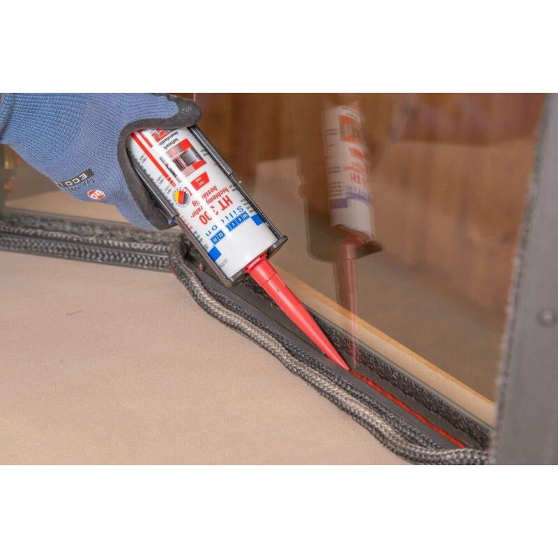 foto del prodotto fp weicon silicone ht 300 310 ml rosso adesivo e sigillante universale