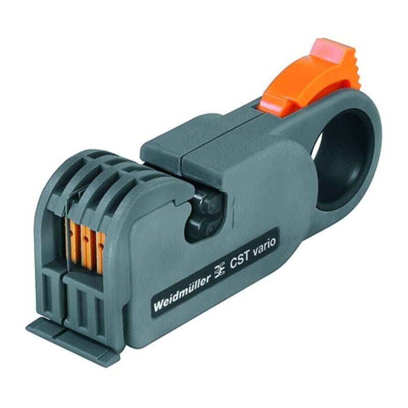 foto del prodotto fp weidm ller 9005700000 cst vario macchina spelafili automatica adatto per cavo coassiale, cavi dati rotondi 2.5 fino a 8