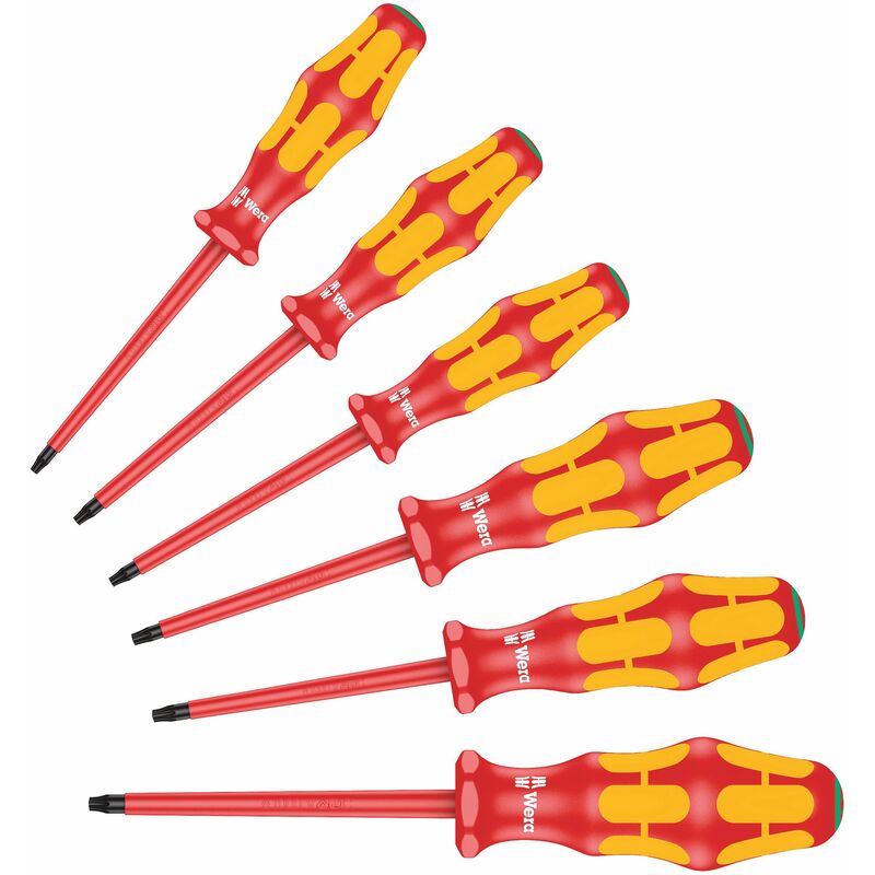 foto del prodotto fp wera, 167 i 6 assortimento di giraviti kraftform plus serie 100, 6 pezzi