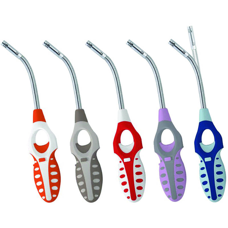 foto del prodotto fplus accendigas a fiamma hole flex con tubo flessibile cm.27, colori assortiti