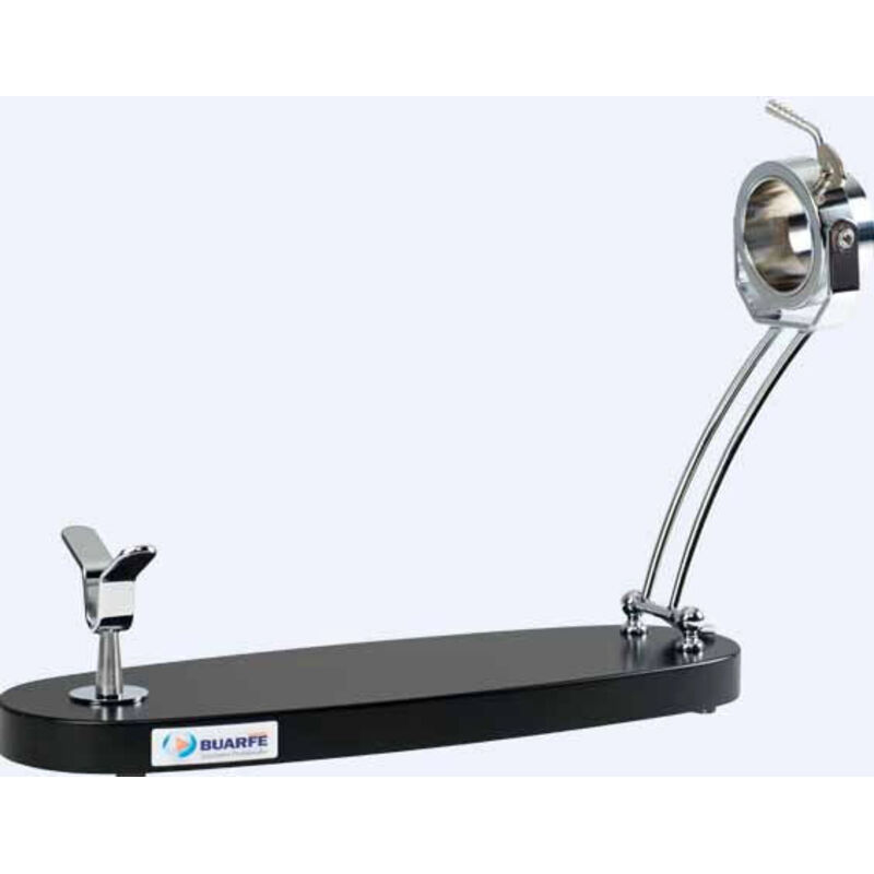 foto del prodotto fplus - porta prosciutto girevole pieghevole in acciaio inox wengu modello jabugo rif. 1412