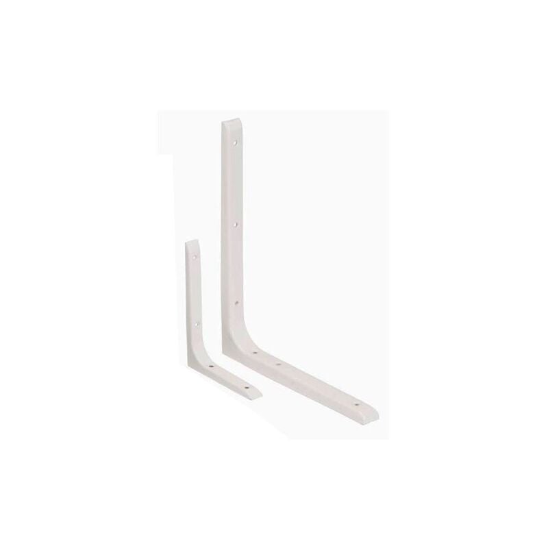 foto del prodotto fplus supporto quadrato classico 350x300 mm bianco con tassello e vite e 502