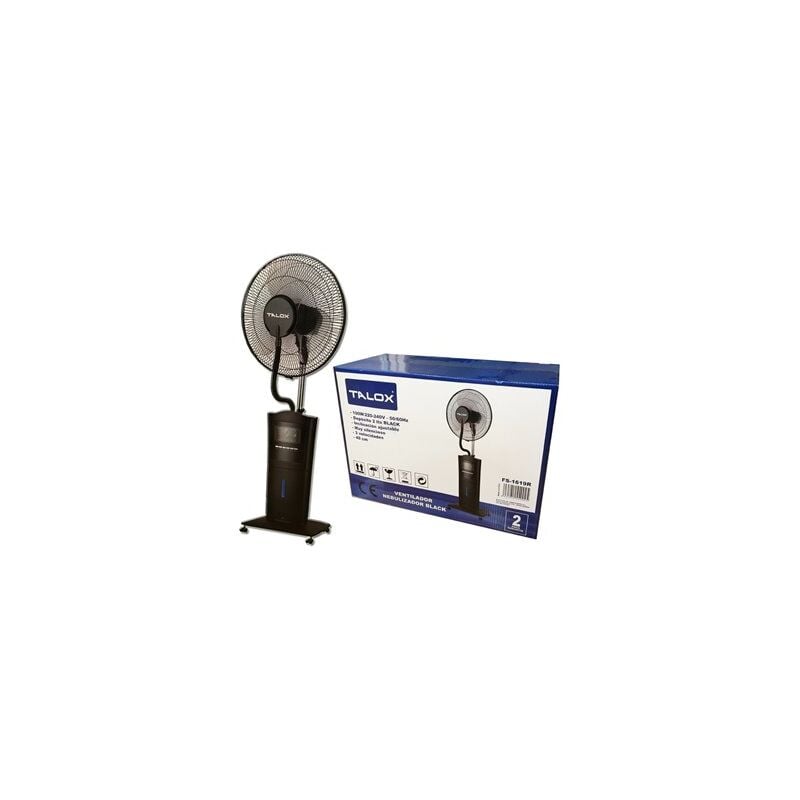 foto del prodotto fplus talox ventilatore nebulizzatore 2 lt 100w 3 velocit 40 cm fs 1619r