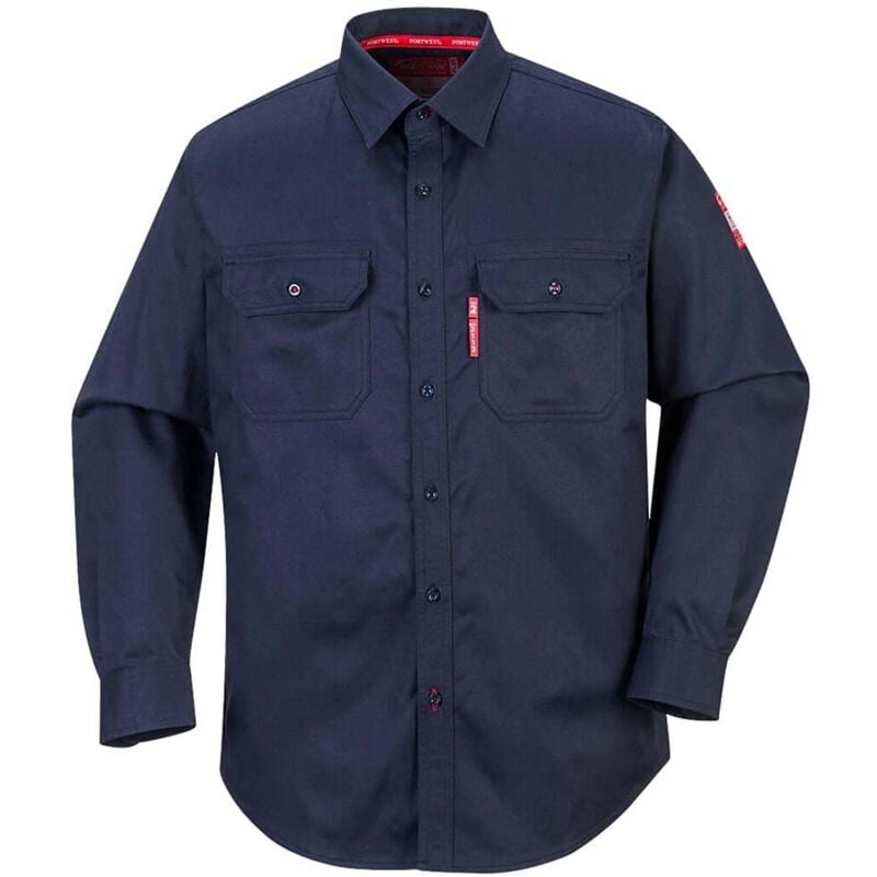 foto del prodotto fr89 camicia bizflame 88 12, taglia xl, navy portwest