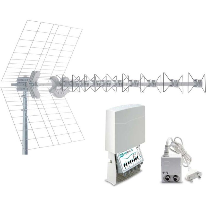 foto del prodotto fracarro kit 7 5g t2 antenna blu10hd 5g amplificatore map3r3uu t2 alimentatore minipower12p 217973
