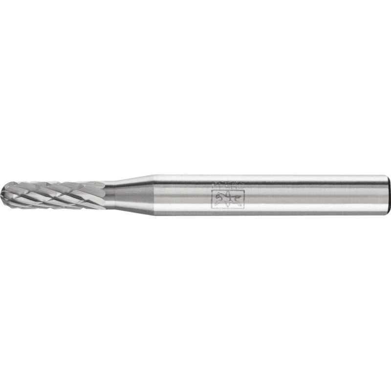 foto del prodotto fragola asta 6 mm, carburo, sferica wrc cilindrico punta tonda , denti 3 plus, forma wrc 0413, diametro della 4 mm in testa