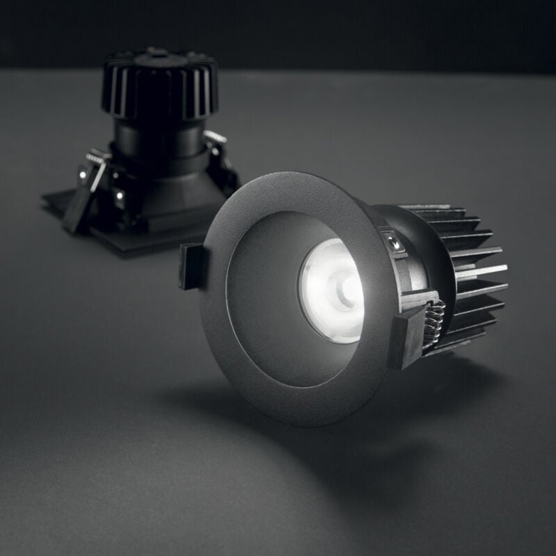 foto del prodotto frame round dynamic alluminio nero