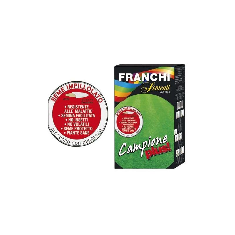foto del prodotto franchi semi sementi per prato giardino campione plus confezione 1 kg 01291 