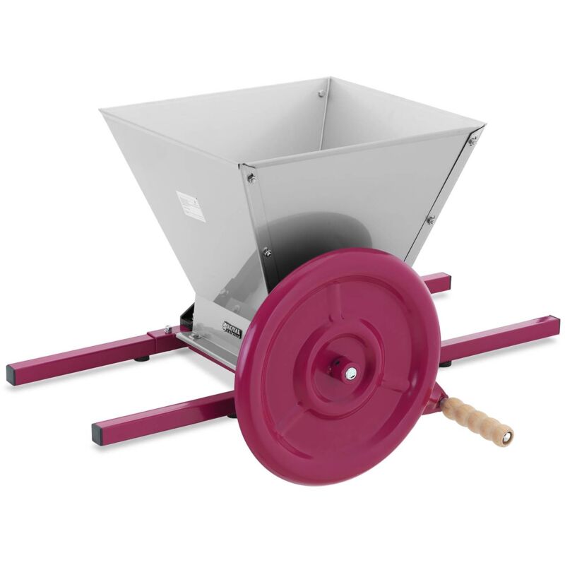 foto del prodotto frangifrutta manuale mulino macina frutta pigiatrice manuale 27 l acciaio inox