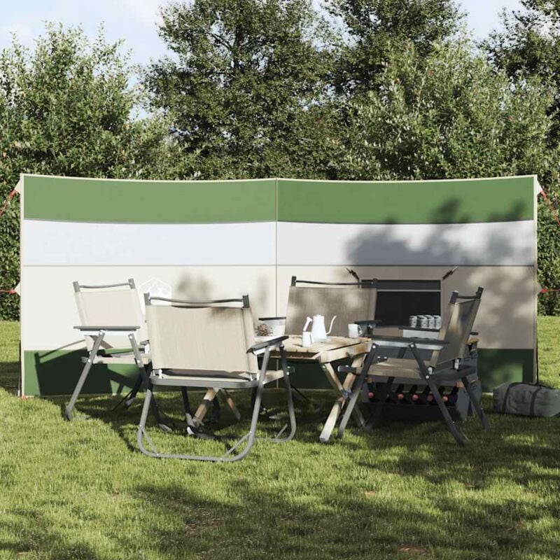 foto del prodotto frangivento da campeggio verde 340x130 cm impermeabile vidaxl