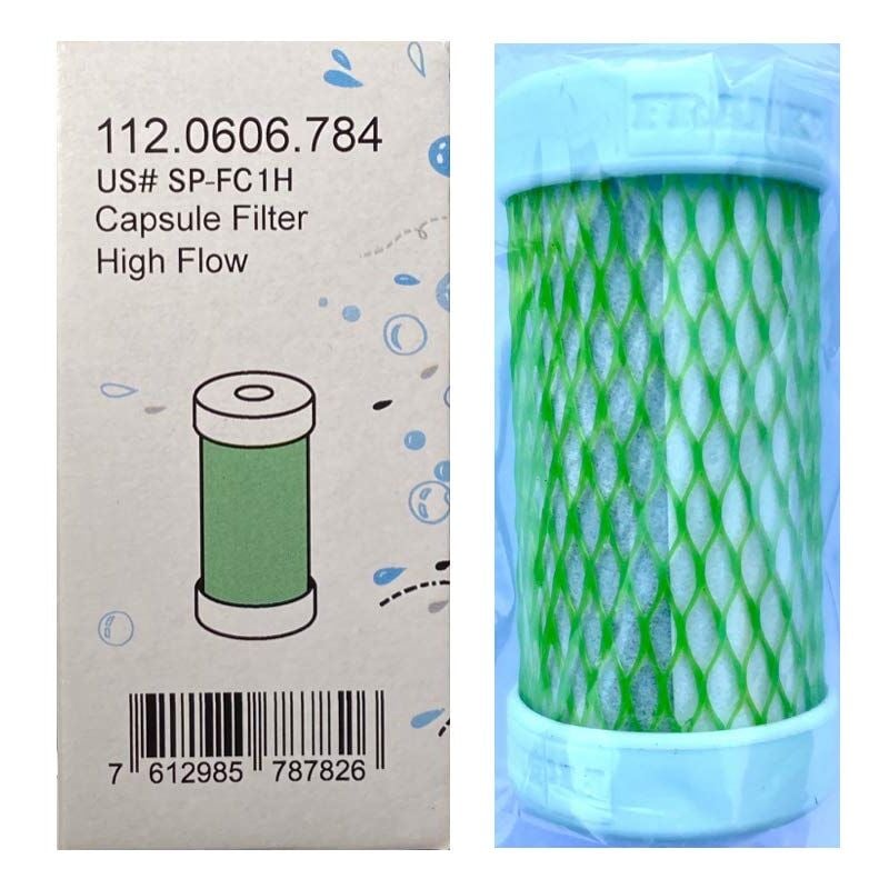 foto del prodotto franke 112.0606.784 filtro per rubinetto da cucina vital high-flow, verde