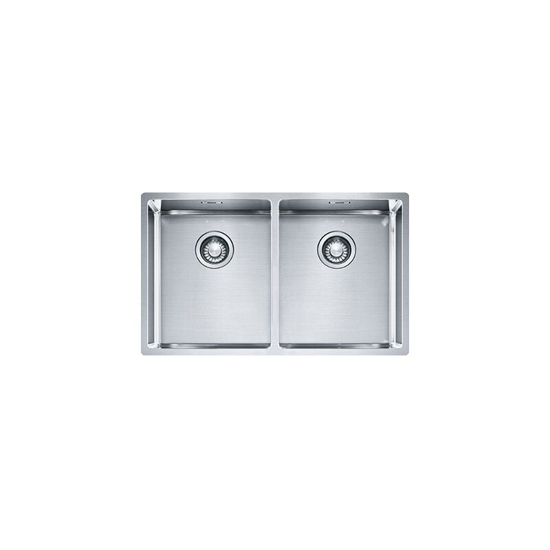 foto del prodotto franke 127.0370.188. tipo di lavello lavello montato su piano, forma del lavandino rettangolare, materiale del lavandino acciaio inox.