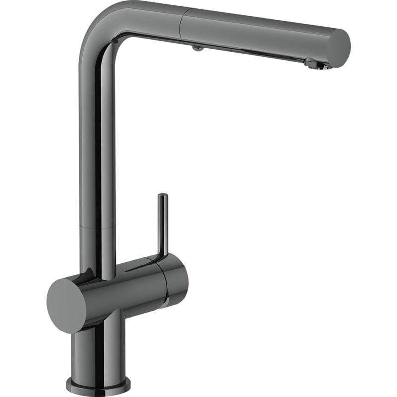 foto del prodotto franke 457132 rubinetto da cucina, 115.0524.925 cromato nero