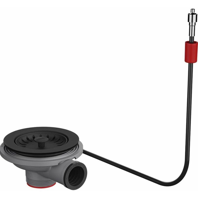 foto del prodotto franke accessori piletta girevole a setaccio colorline, nero opaco 112.0656.939