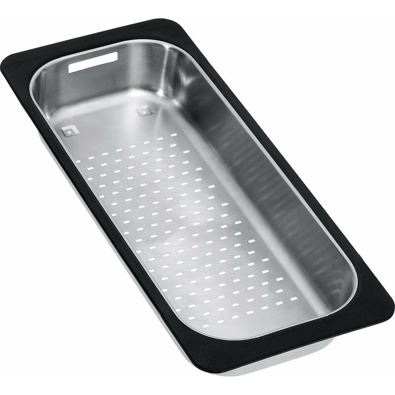 foto del prodotto franke accessori scolapiatti per lavello, 183x433x64 mm, acciaio inox plastica nera 112.0175.520