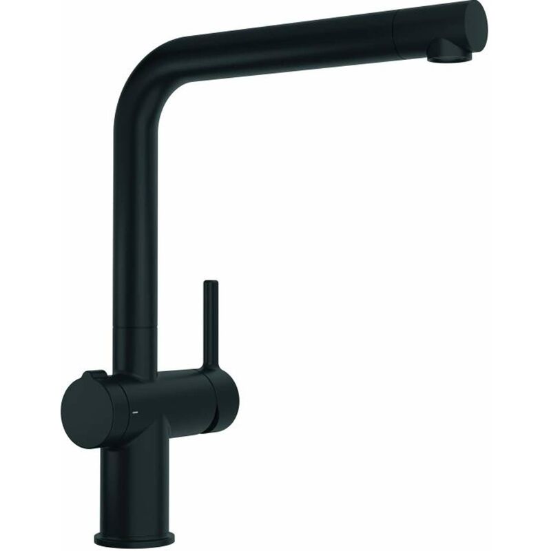 foto del prodotto franke active miscelatore da lavello fn 5350.901, con comando di scarico twist, nero opaco 115.0669.768