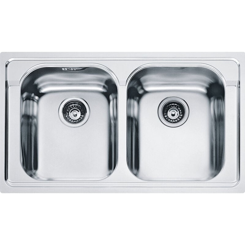 foto del prodotto franke amx 620. tipo di lavello lavello montato su piano, forma del lavandino rettangolare, materiale del lavandino acciaio inox. larghezza 500