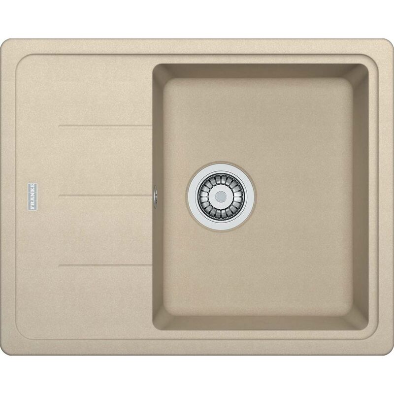 foto del prodotto franke basis lavello in fragranite bfg 611 62, 62x50 cm, riflessi di sabbia 114.0285.108