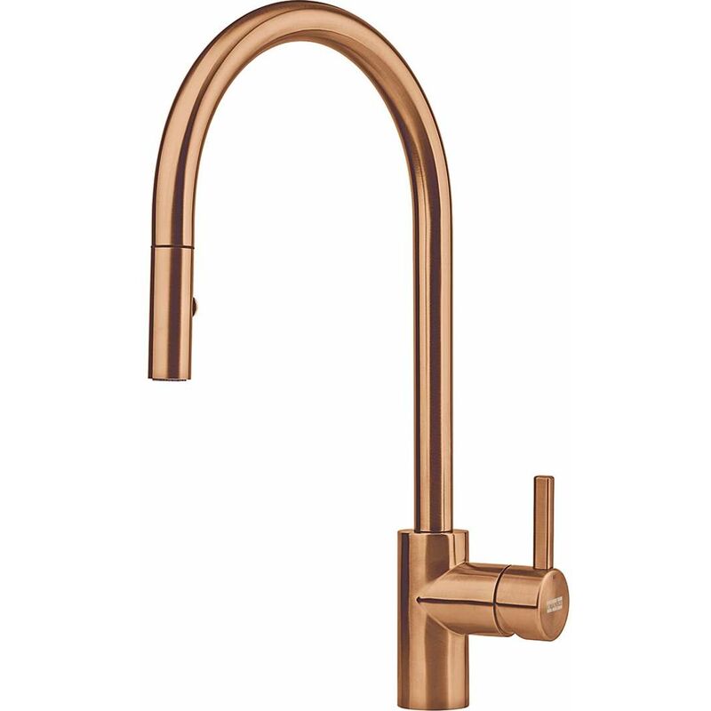 foto del prodotto franke eos neo miscelatore da lavello fc 0045.505 con bocca di erogazione estraibile, color rame 115.0628.254