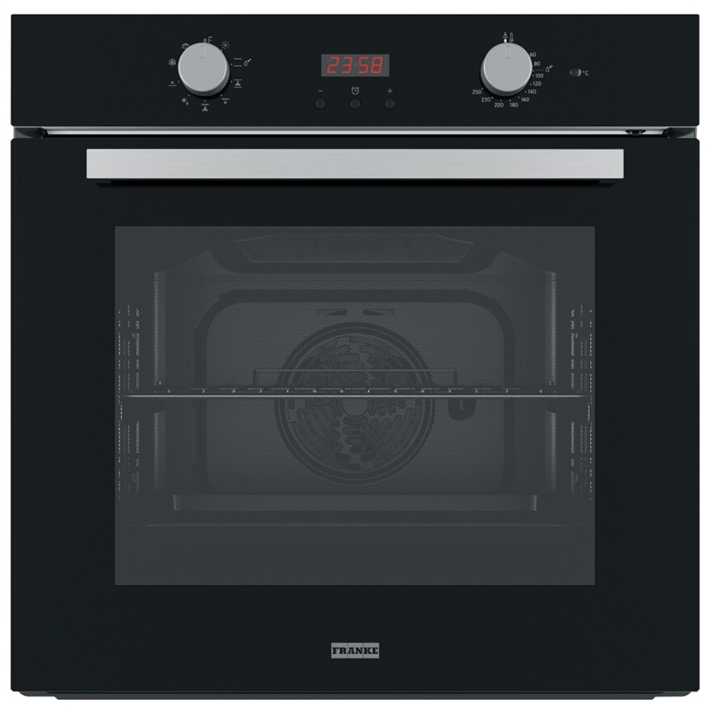foto del prodotto franke fsl86hbk forno elettrico da incasso 71 l multifunzione classe a nero fsl 86 h bk 116.0609.447 