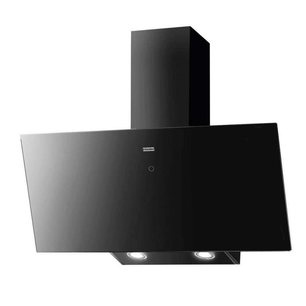 foto del prodotto franke fvt 905 bk a vertis cappa a parete 90 cm vetro nero classe a 330.0572.976 