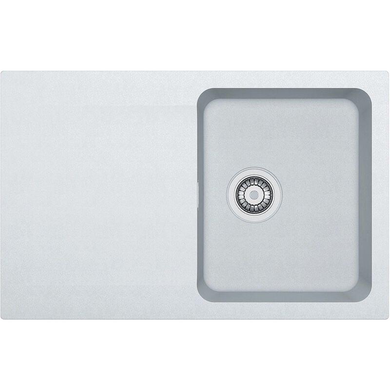 foto del prodotto franke lavello da incasso orion tectonite, 780mmx500mm, artic white oid 611 78 
