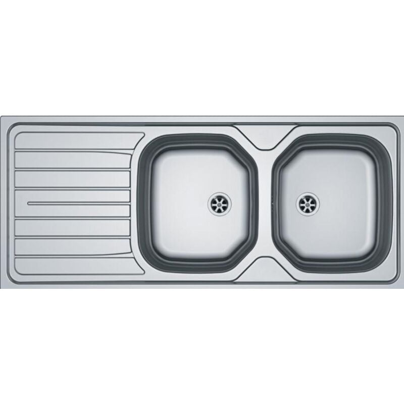 foto del prodotto franke lavello doppio incasso in acciaio inox ren 621 2c 1egt 1160x500 mm 898311