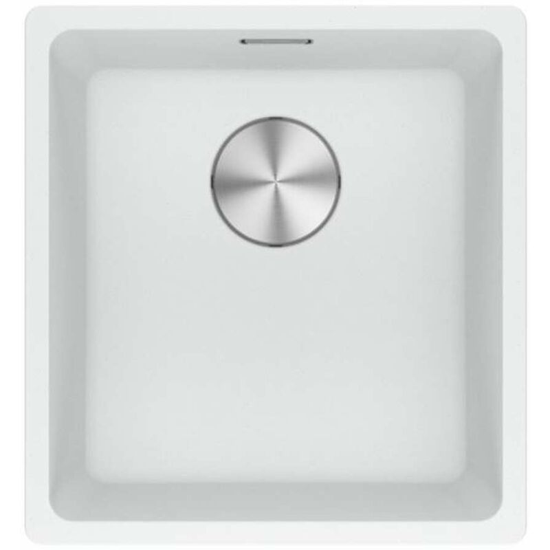 foto del prodotto franke maris lavello in fragranite mrg 110 37, 40x43 cm, bianco ghiaccio 125.0698.002