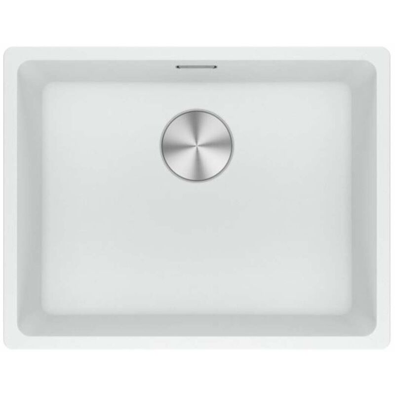 foto del prodotto franke maris lavello in fragranite mrg 110 52, 55x43 cm, bianco ghiaccio 125.0698.007