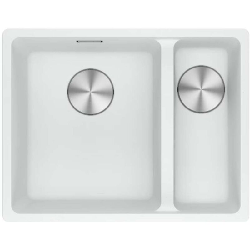 foto del prodotto franke maris lavello in fragranite mrg 160 34 15 2, 55x43 cm, bianco ghiaccio 125.0687.267