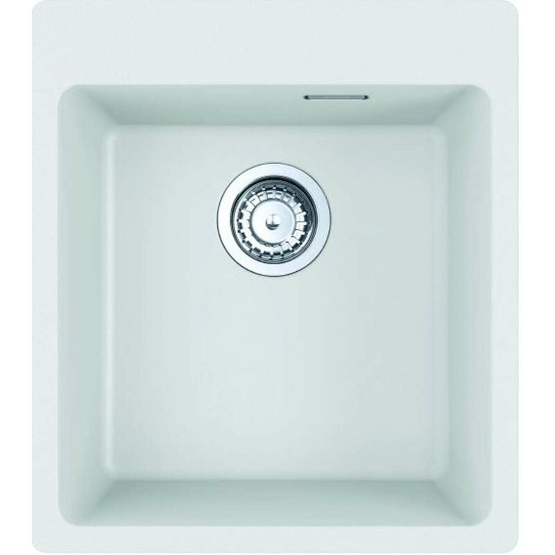 foto del prodotto franke maris lavello in fragranite mrg 610 39 ftl, 44x50 cm, bianco ghiaccio 114.0661.447