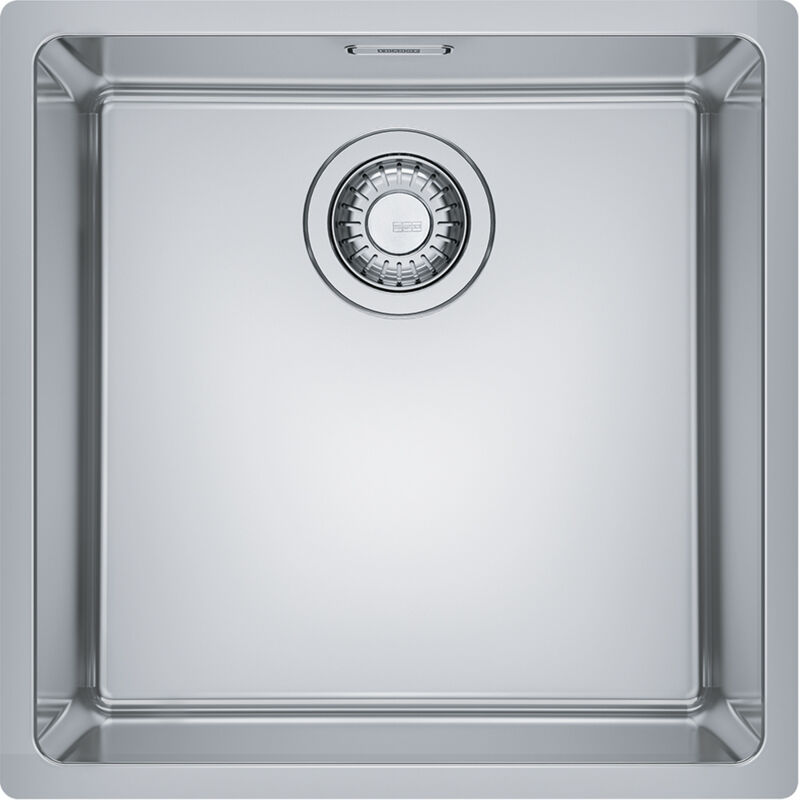 foto del prodotto franke maris mrx 110 40. tipo di lavello lavello sottopiano, forma del lavandino rettangolare, materiale del lavandino acciaio inox. larghezza 