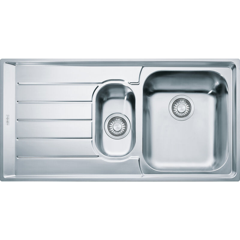 foto del prodotto franke nex 651. tipo di lavello lavello montato su piano, forma del lavandino rettangolare, materiale del lavandino acciaio inox. larghezza 510