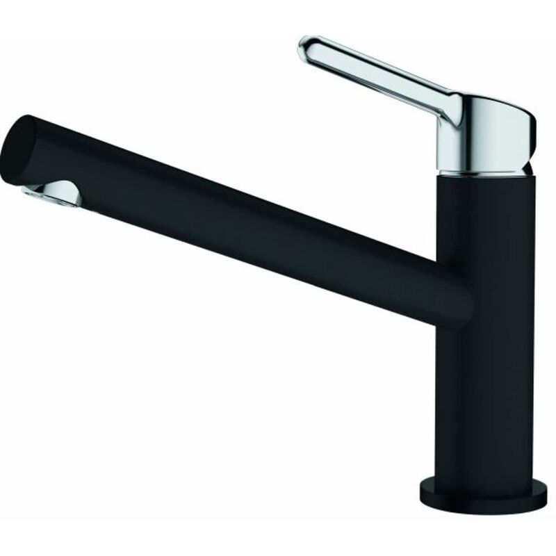 foto del prodotto franke orbit miscelatore da lavello fc 3054.901, cromo nero opaco 115.0659.964