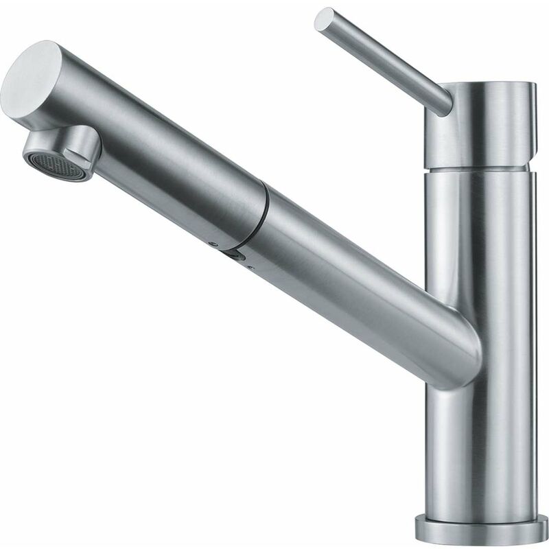 foto del prodotto franke orbit miscelatore da lavello fc 9461 con doccetta estraibile, acciaio inox 115.0569.461