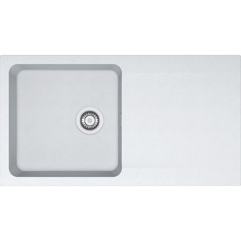 foto del prodotto franke orion oid 611 artic white lavello da cucina sottotop in tectonite 